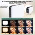 LED Video Light Computer Light LED Selfie Light Portable Photography Lighting Bi-Color Portable Clip Camera Light with Dimmable 2500-6000K with 2500mAh Battery for Selfie/Video Conference/Picture