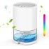 INGUNAR Home Dehumidifier, Portable Dehumidifier For Small Home, 1000ml Electric Dehumidifier With Auto-Off For Basement, Bedroom, Closet, Bathroom, RV, Sleep Mode, 7 Color LED Light, Ultra Quiet