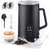 TDOO 4-in-1 Electric Milk Frother,10.5oz/ 300ml Large Capacity Foam Maker Milk Steamer for Latte Coffee, Cappuccino, Latte, Milk Warmer with Two Whisks for Hot&Cold Frothing and Heating