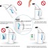 TDOO Portable Handheld Garment Steamer - Ideal for Home or Travel, Fast Heating, Removes Wrinkles on Clothes and Fabric, Auto Shut-Off Safety Feature