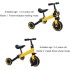 INGUNAR 4 in 1 Toddler Bike for 1 Year to 4 Years Old Kids, Toddler Tricycle Kids Trikes Tricycle, Gift & Toys for Boy & Girl, Balance Training, Removable Pedals (Yellow-B)