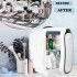 Mini Makeup Fridge, 6 Liter/9 Can AC/DC Portable Thermoelectric Cooler and Warmer Refrigerators for Skincare, Beverage, Food, Home, Office and Car, Includes Plugs for Home Outlet & 12V Car Charger