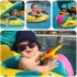 aby Pool Float, Baby Inflatable Swimming Ring with Adjustable Sun Shade Pool Float, Baby Inflatable Swimming Floats Safety Seat for Age 6-36 Months Toddlers with Carry Bag…