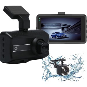 Dash cam Camera, 1080P full HD IPS night vision 360° Dashcam, 170° wide Angle, USB interface, cycle recording, 24 hour parking monitoring, motion detection, gravity sensor