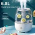 Humidifiers for Bedroom Large Room Home, 6.8L Cool Mist Humidifiers and Oil Diffuser, 360° Nozzle, Intelligent Remote Control, Quiet, Perfect for Home and Office Use