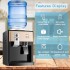 INGUNAR Table-top Water Dispenser, Hot/Cold Function, Top Loading Water Dispenser for 3 to 5 Gallon Bottles, 3 Adjustable Temperature