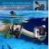 Full Face Snorkel Mask, Breathing Mechanism Snorkeling Masks for Kids Adults, 180° Panoramic Anti-Leak/Anti-Fog Mask and Snorkel with Detachable Camera Mount