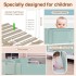 INGUNAR Children's Safety Fence, Baby Bed Guardrail, Children's Bed Guardrail, Adjustable Height Double Bed Children's Bed Guardrail，Soft Foam Guardrail, Fall Guardrail，1pcs（0.5m）