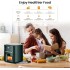 INGUNAR 10L Air Fryer, Air Fryer Oven with LED Digital Touch Screen Visual Window, 360 Degree Full Baking, Dishwasher Safe Basket, Less Oil Frying, Healthy Food - Green