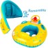 aby Pool Float, Baby Inflatable Swimming Ring with Adjustable Sun Shade Pool Float, Baby Inflatable Swimming Floats Safety Seat for Age 6-36 Months Toddlers with Carry Bag…