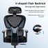 Ergonomic Executive Office Chair, Office Chair Computer Chairs Home Office Chair Wide Seat With Large Headrest Modern Desk Chair Lumbar Support Adjustable Armrests Mesh Chair（B）