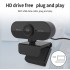 TDOO HD 1080p/30fps Web Camera, USB PC Computer Webcam with Sound-absorbing & Noise-reducing Microphone, Full HD Camera Video Webcam for PC, Laptop, Desktop, Video Calling, Conferencing etc (Black-A)