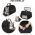 INGUNAR Portable Cat Carrier Bag, Airline Approved Pet Travel Carrier, Small Pet Cages, Soft-Sided Collapsible Travel Pet Carrier for Cats or Dogs or Rabbit Medium Small Pets Within 7kg