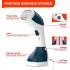 1500-Watt Steamer for Clothes, Portable Handheld Garment Steamer, 15s Heating, Lockout and Auto Shutoff Iron 200ml，2-in-1 Fabric Wrinkle Remover Home Travel, Detachable Water Tank (BLUE 1)