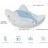 Ergonomic Memory Foam Bed Neck Pillow for sleeping, Adjustable Height Orthopedic Back Pillow, Head, Shoulders, Pillow for Neck Pain Relief,Snoring, Back/Side Sleeping, Breathing Neck Support Pillow