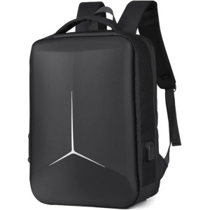 Laptop Backpack, Anti-Theft Waterproof Business Travel Computer Backpack, Gaming Laptop Bag with USB Charging Port and Password Lock(15.6 in, 17.3 in, Black)