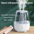 Humidifiers for Bedroom Large Room Home, 6.8L Cool Mist Humidifiers and Oil Diffuser, 360° Nozzle, Intelligent Remote Control, Quiet, Perfect for Home and Office Use (White-A)