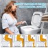 TDOO Travel Shattaf Set Travel Bidet, portable shattaf, Portable Bidet, Travel Shattaf Set, Travel Bidet Hose Extendable Upto 220CM with Fuaucet Aerator G1/2 in a Travel Bag