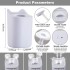 TDOO 3L Cool Mist Humidifiers,Diffuser for Essential Oils,Quiet Ultrasonic Humidifier for Bedroom with Adjustable Double Spray,Large Home,Baby Room,Plant,Colorful Lights,Easy to Clean (white 8)