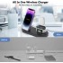 TDOO Wireless Charger, 15W Fast 3 in 1 Multi-Function Wireless Charger Station, Wireless Charging Station Dock for iPhone 14/13/12/11/AirPods/Apple Watch, with 18W 3.0 Adapter, USB