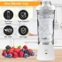 Wireless Portable Blender, Personal Size Hand Blender, Electric Juicer Blender（Usb Rechargeable), 6 Stainless Steel Blades Mini Travel Blender Smoothie Maker, Fruit and Milk Shakes - 600ML