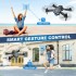 TDOO Mini Drone with Camera - 1080P HD FPV Foldable Drone with Carrying Case,2 Batteries,Optical Flow Positioning, Headless Mode,One Key Start Speed Adjustment,Toys Gifts for Kids and Adults, Black