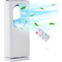 Tower Fan (Bladeless),Three-In-One Leafless Tower Fan, Humidifier And Mosquito Killer Lamp,TDOO 90 ° Oscillating with Remote,LED Display, 9H Timer, Powerful for Indoor Home Bedroom Office Room