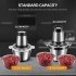 Food Chopper, Electric Meat Chopper with Powerful Motor, 3L Stainless Steel, 2 Speed Levels, Safety Function, Multi Chopper for Meat, Fruits, Vegetables (sliver 1)