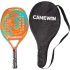 Beach Tennis Paddle Racket Pop Tennis Paddle Racquets Carbon Fiber Grit Surface with EVA Memory Foam Core Padel Racket with Cover Bag