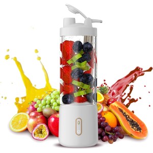 INGUNAR Portable Blender, Personal Mini Blender for Shakes and Smoothies, Juice and Shakes, 500Ml Personal Blender USB Rechargeable, Cordless