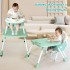 INGUNAR 4 in 1 Baby High Chair with Removable Tray, Multifunctional High Chair for Babies and Toddlers, Converts Kids Table & Chair Set/Toddler Building Block Table/Step Stool/Small Dining Chair