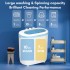 INGUNAR 4.5Kg Top Load Baby Washing Machine, Portable Twin Tub Washing Machine, Ideal for Home, Hostels & Kitchen (White and Blue)