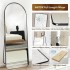 INGUNAR Full Body Mirror, Bedroom Mirror, Wall Mounted Mirror, Vanity Mirror, Aluminum Alloy Frame, Full Length Mirror, Hanging Vertical Or Inclined Floor Mirror (With Bracket)…