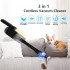 Cordless Car Vacuum Charging 12000Pa, Portable Handheld Vacuum Air Duster,Suck And Blow 2 In 1, With LED Light For Car/Home/Office/Pet, USB Rechargeable