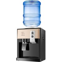 INGUNAR Table-top Water Dispenser, Hot/Cold Function, Top Loading Water Dispenser for 3 to 5 Gallon Bottles, 3 Adjustable Temperature