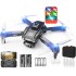 Drone with Camera 8K HD Dual Camera Foldable Drone Remote Control Quadcopter and Gestures Selfie, 2 Batteries, Adjustable Lens, One Key Take Off/Land, Altitude Hold, 360°Roll, Toys Gifts for Kids