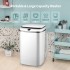 Portable Washing Machine, 2-In-1 Blue Light Compact Portable Mini Electric Shoe Washer Rotary Dryer 7.5L Capacity, Semi-automatic Laundry Machine for Apartment Dorm RV