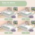 INGUNAR Children's Safety Fence, Baby Bed Guardrail, Children's Bed Guardrail, Adjustable Height Double Bed Children's Bed Guardrail，Soft Foam Guardrail, Fall Guardrail，1pcs（0.5m）