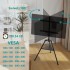 INGUNAR Tripod TV Stand, Modern Easel TV Stand for 32 to 75 inch Screens, Portable TV Floor Stand with An all Metal Tripod, Height Adjustable Corner TV Mount for Home, Studio,Office