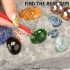 TDOO Gems Dig Science Experiments Kit, STEM Projects Educational Real Gemstones and Crystals Excavation Toys for Mineralogy and Geology Enthusiasts of Any Age (C)