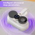 INGUNAR Mite Remover Double Cup Wireless Mite & Dust Remover, Vacuum Cleaner Upgraded Cordless UV Vacuum Cleaner, HEPA Filtration, Rechargeable Battery,15000 PA Great Suction Power