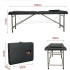 Massage Table,Lightweight Massage Bed Portable Folding Lash Bed,Aluminium Frame,2 Fold Professional Facial Salon Tattoo Massage Bed（B）