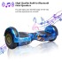 6.5inch Smart Electric Scooter 2 Wheels Self Balancing Scooter，Hoverboard with Self Balancing and Active Balance Technology,with Bluetooth Speakers and LED Lights for Kids Adults Gifts