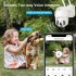 2K Security Camera Outdoor With 360°PTZ, 3MP Color Night Vision 2.4G WiFi Wireless Home Surveillance Camera,IP66 Waterproof, Two-Way Audio, Auto Motion Detection, SD And Cloud Storage