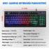 LED Rainbow Backlit 87-Keys Mechanical Gaming Keyboard, Waterproof Keyboard,Compact Keyboard with 11 Multimedia Shortcut Keys,USB Wired Keyboard for PC Gamers Home Office (Black)