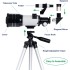 TDOO Telescope,Astronomy Telescopes for Adults,Telescope for Kids Beginners,70mm Aperture 300mm AZ Mount Portable Travel Telescope with Height Adjustable Tripod, Moon Filter,Phone Holder,AstroSolar(A)