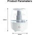 Humidifiers for Bedroom Large Room Home, 6.8L Cool Mist Humidifiers and Oil Diffuser, 360° Nozzle, Intelligent Remote Control, Quiet, Perfect for Home and Office Use (White-A)