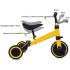 INGUNAR 4 in 1 Toddler Bike for 1 Year to 4 Years Old Kids, Toddler Tricycle Kids Trikes Tricycle, Gift & Toys for Boy & Girl, Balance Training, Removable Pedals (Yellow-B)