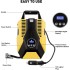 TDOO Portable Tire Inflator Air Compressor,Digital Tyre Inflator,12V DC with Emergency LED Flashlight,Long Cable for Car, Bicycle, Motocycle, Air Boat and Other Inflatables