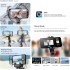 Portable Gimbal Stabilizer For Smartphone With Fill Light, 1-Axis Gimbal Stabilizer With 360°Automatic Rotation For Beginners, Extendable Selfie Stick Tripod With Wireless Remote For Vlog Tiktok Video